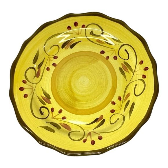 COPY - Home Trends Italian Villa 8.7in Salad Dessert Plate Discontinued Pattern - Picture 1 of 3